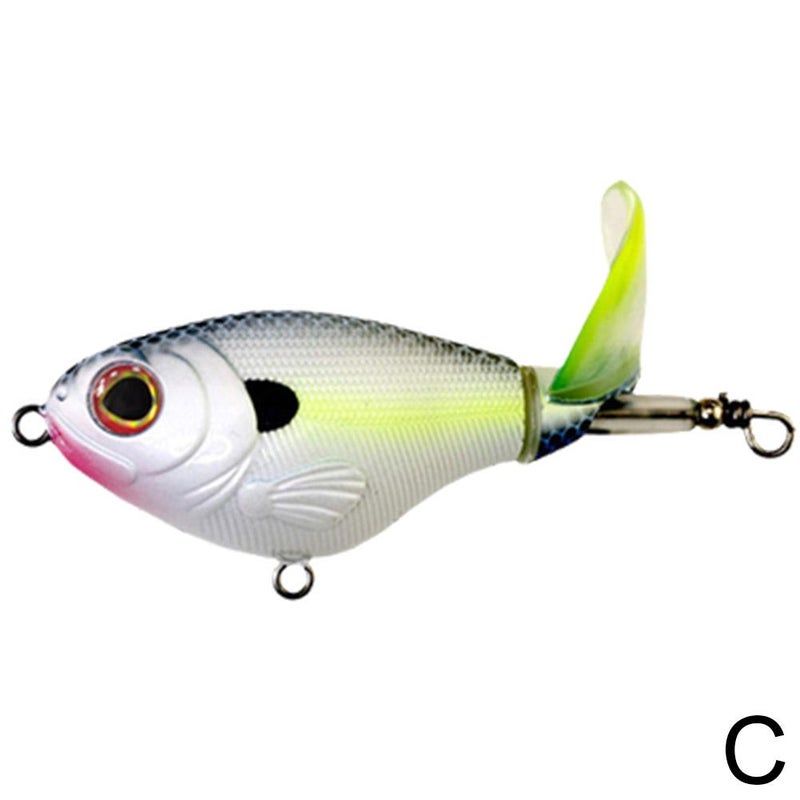 Lure propeller surface tractor 75mm/17g hard lure for mandarin fish - Image 1